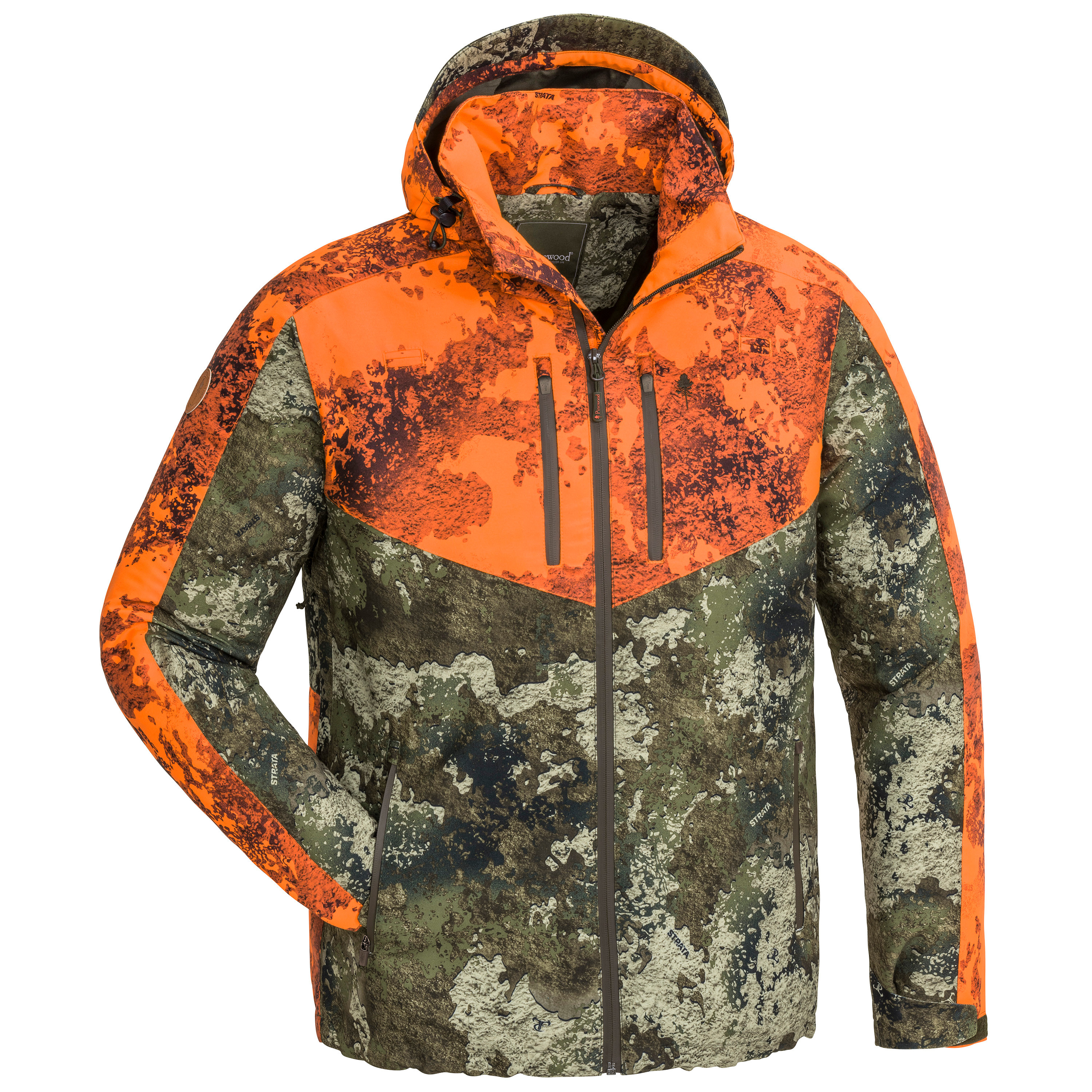 Pinewood Men's Retriever Active Camou Jacket Strata/Strata Blaze Ovadderade jaktjackor L