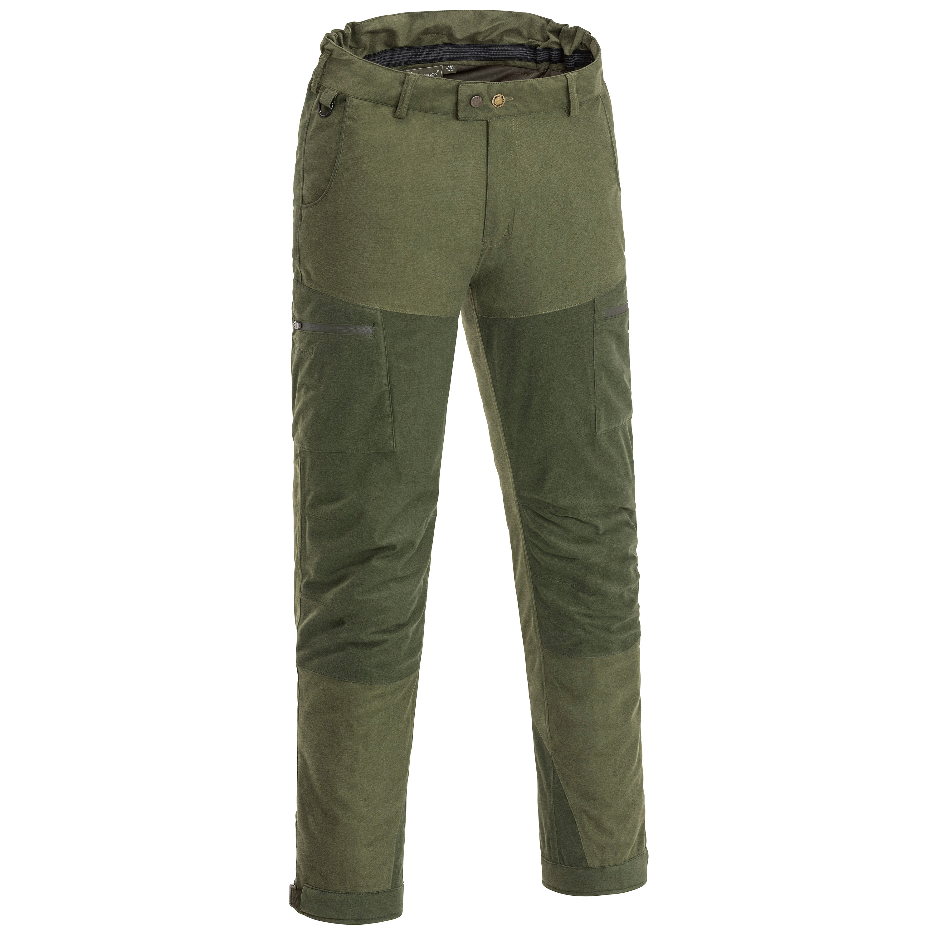 Pinewood Men's Retriever Active Trousers Short Moss Green/Dark Moss Green Jaktbyxor Mossgreen/D.Mossgree D108