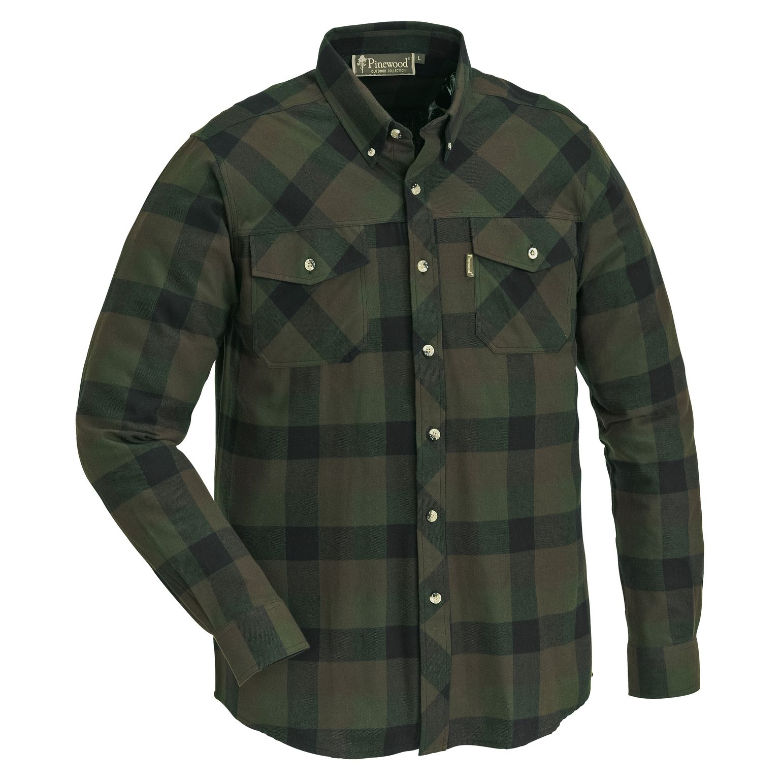 Pinewood Men's Shirt Lumbo  Green/Black