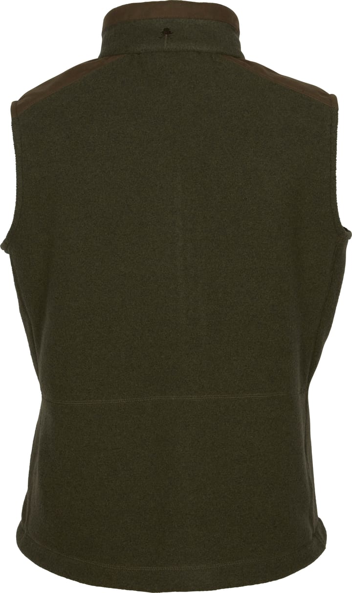 Pinewood Women's Småland Forest Fleece Vest Hunting Green Pinewood