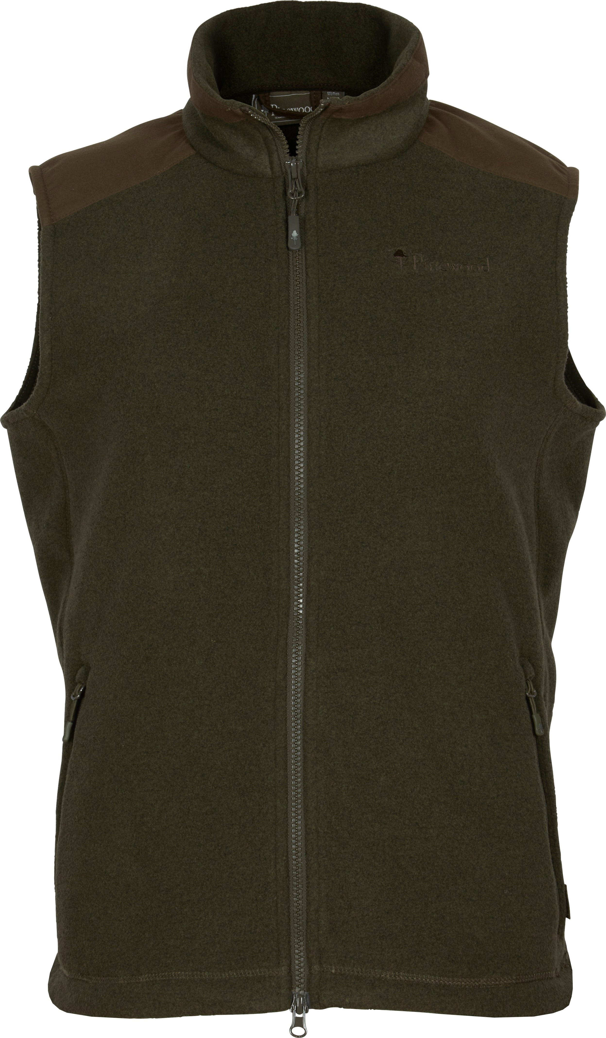 Pinewood Pinewood Women's Småland Forest Fleece Vest Hunting Green L, Hunting Green