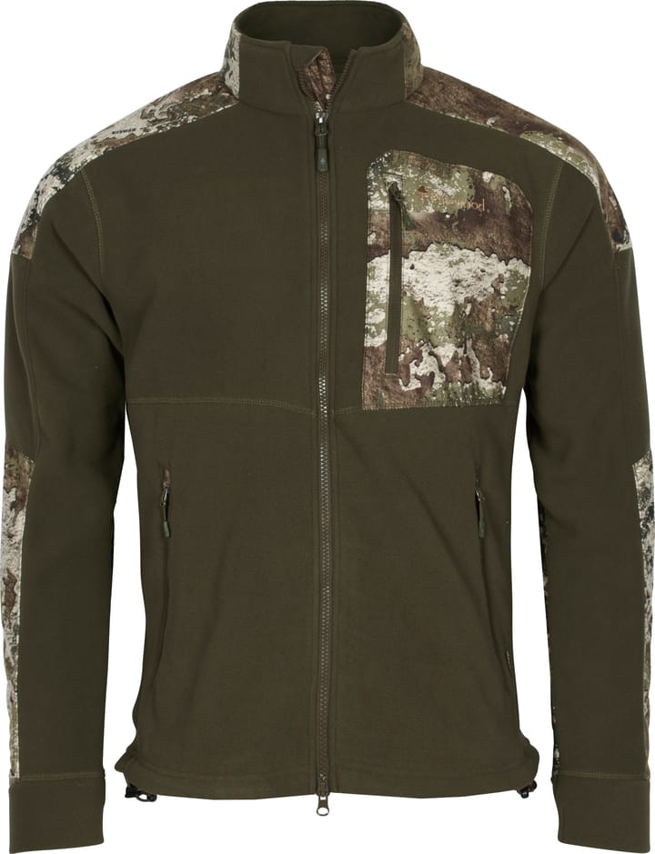 Pinewood Men's Småland Hunters Camou Fleece Jacket Hunting Brown/Strata Pinewood