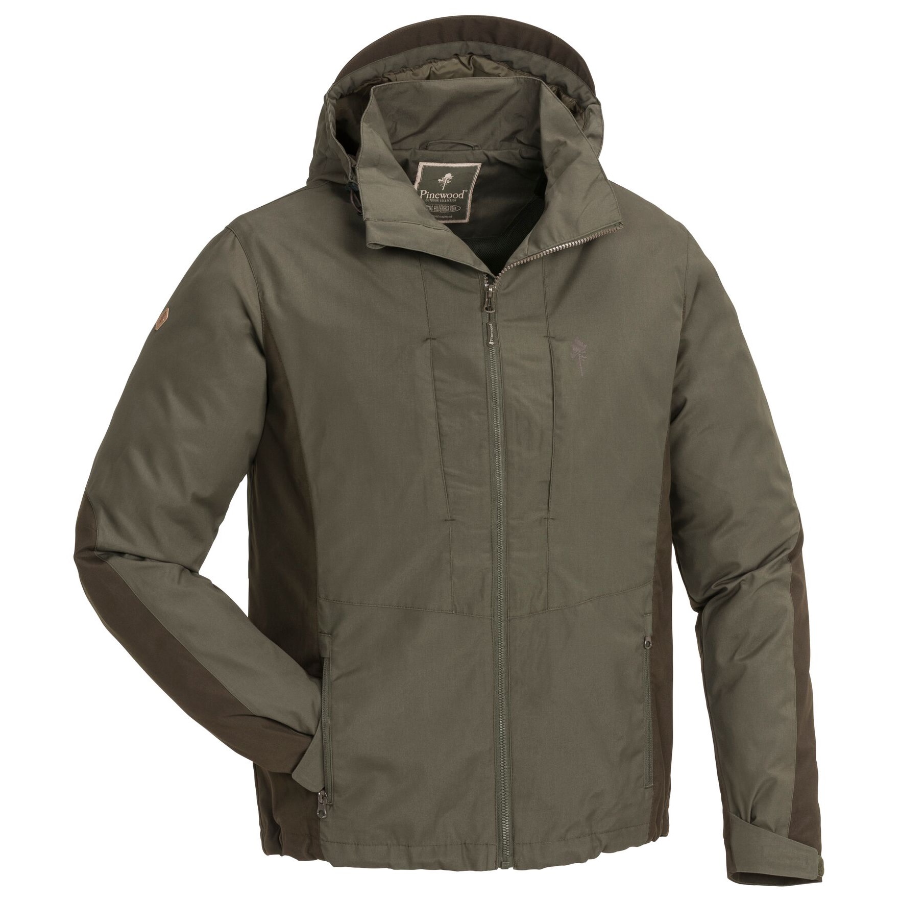 Pinewood Men's Tiveden TC-Stretch Jacket Darkolivesuadebrown Ovadderade vardagsjackor D.Olive/Suede Brown S