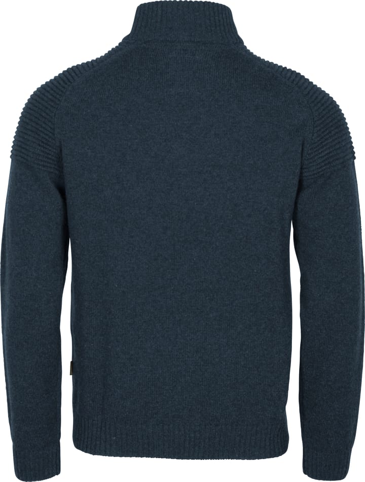 Pinewood Men's Värnamo T-Neck Sweater Dark Navy Melange Pinewood Pinewood Men's Värnamo T-Neck Sweater Dark Navy Melange Pinewood