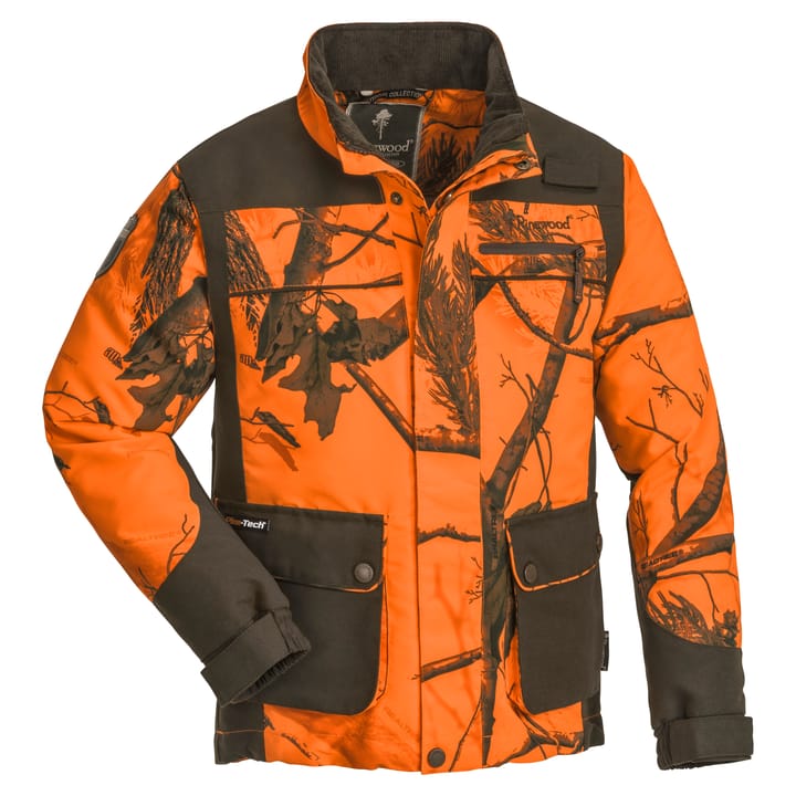 Pinewood Kids' Wolf Lite Camou Jacket Apb/Suedebrown Pinewood