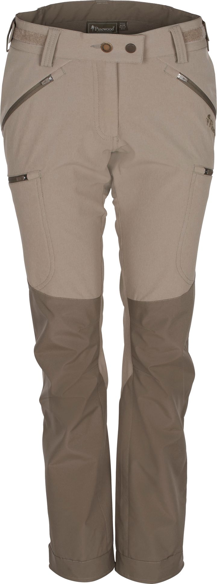 Pinewood Women's Abisko/Brenton Trousers Mole Brown Pinewood