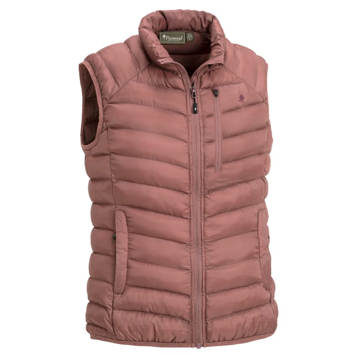 Pinewood Women's Abisko Insulation Vest Marron Rose Pinewood