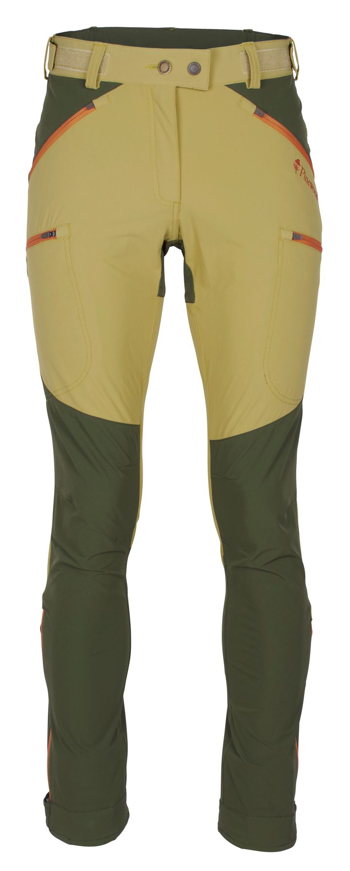 Pinewood Women's Abisko Light Stretch Pants Goldenhay/Mossgreen Pinewood