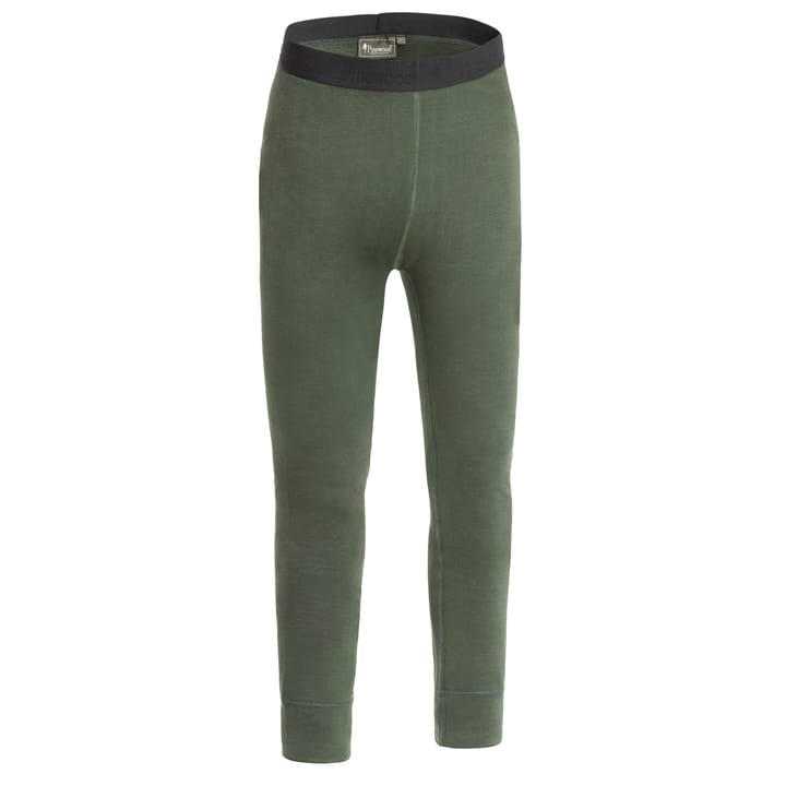 Pinewood Women's Abisko Merino Base Layer Pants Dark Moss Green Pinewood