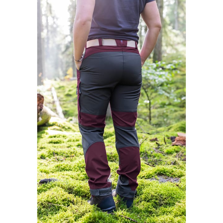 Women's Caribou TC Trousers Plum/D.Anthracite Pinewood