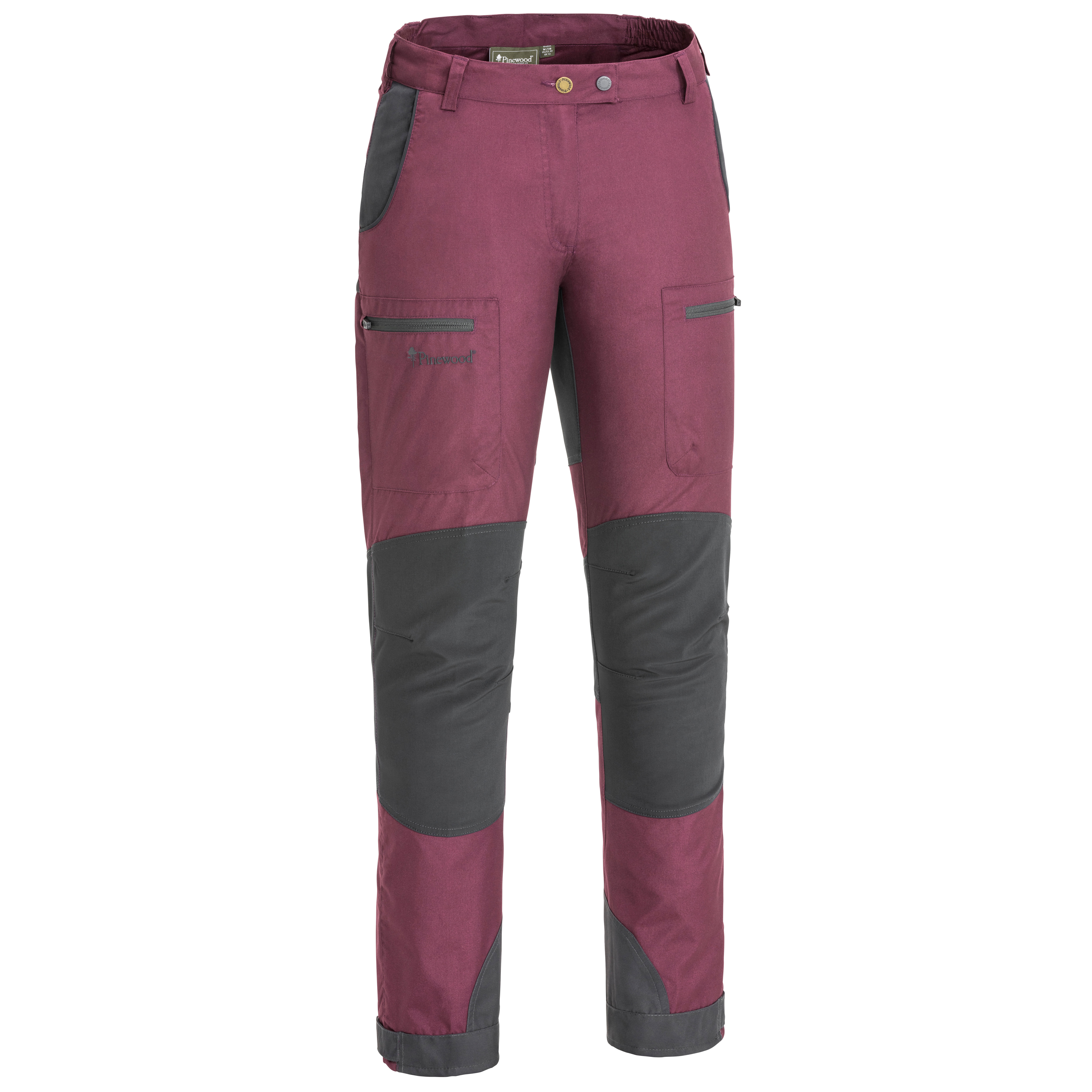 Pinewood Women's Caribou TC Trousers Plum/Dark Anthracite Friluftsbyxor Plum/D.Anthracite 42