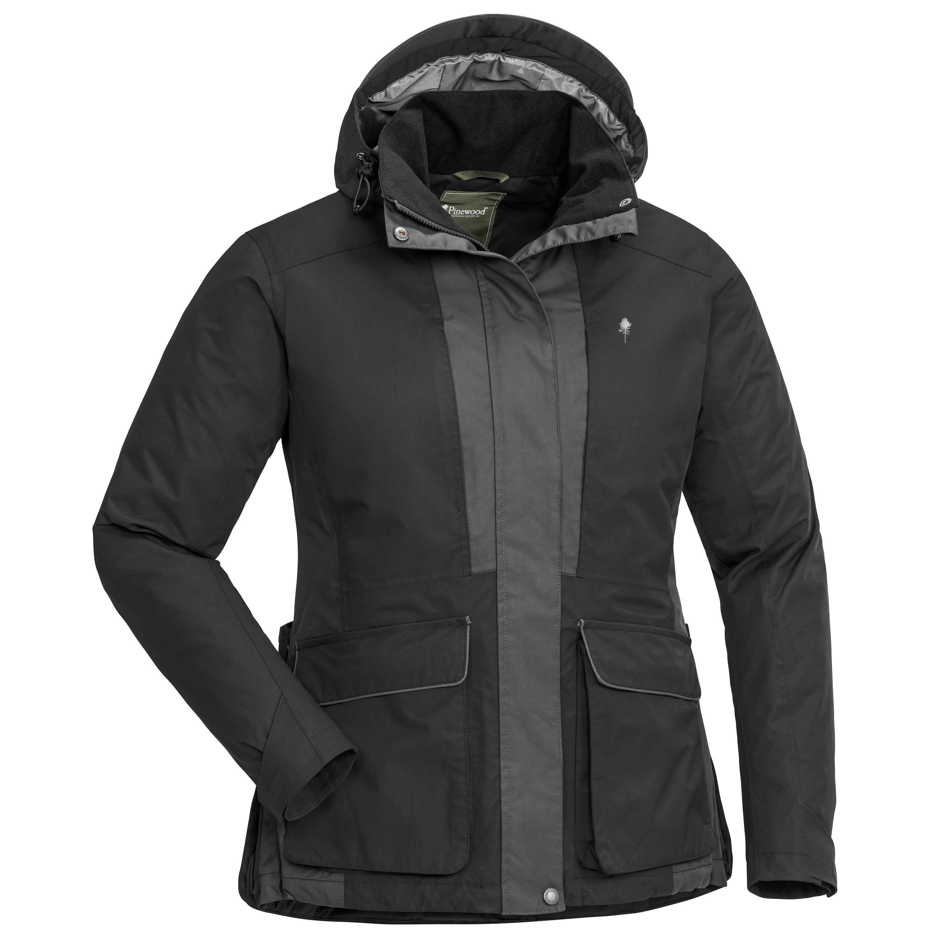 Pinewood Women's Dog Sports 2.0 Jacket Black/Dark Anthracite Ovadderade friluftsjackor Black/D.Anthracite XL
