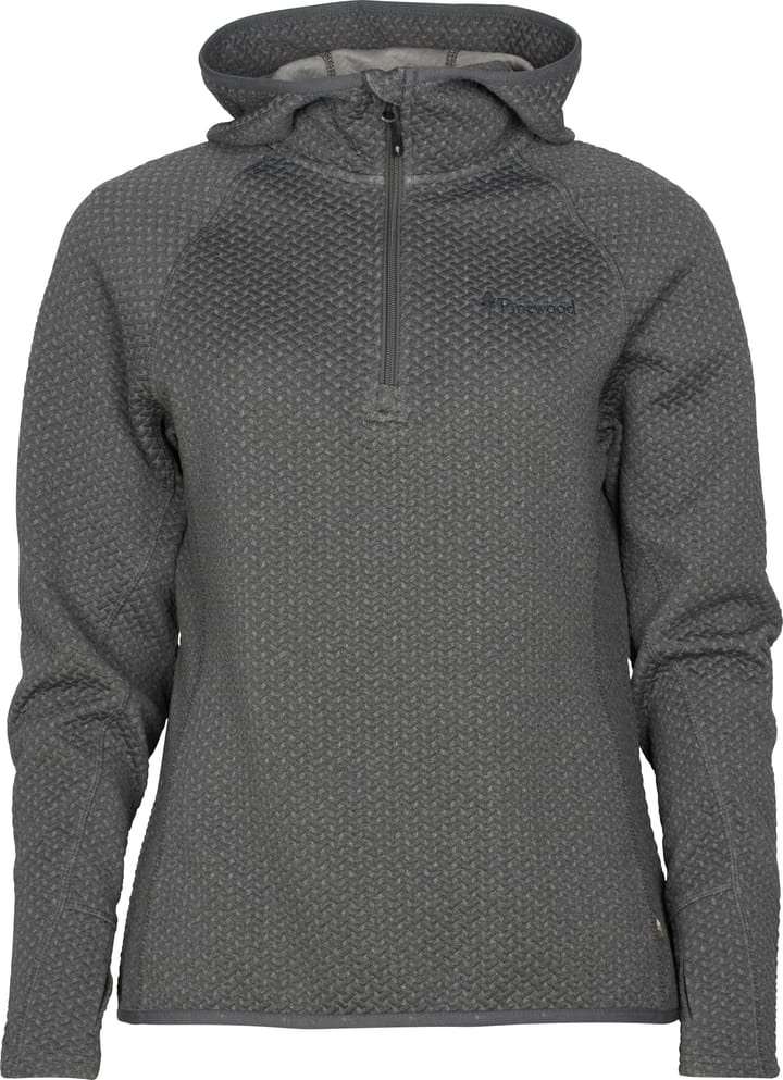 Pinewood Women's Everyday Travel Hoodie Grey Melange Pinewood