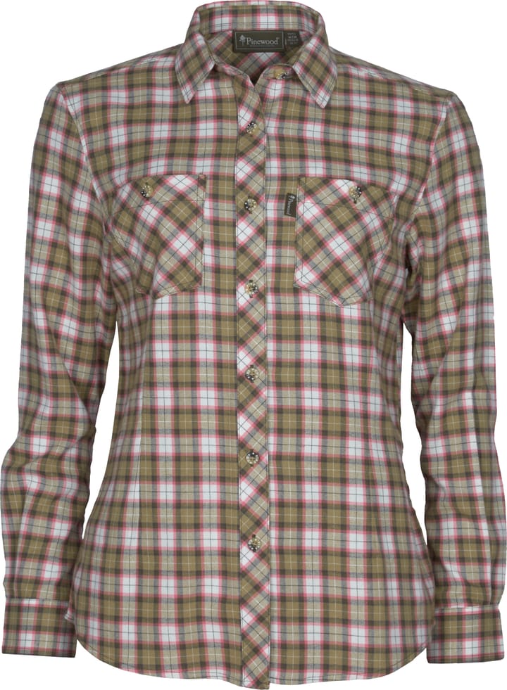 Women's Felicia Shirt Green/White Pinewood
