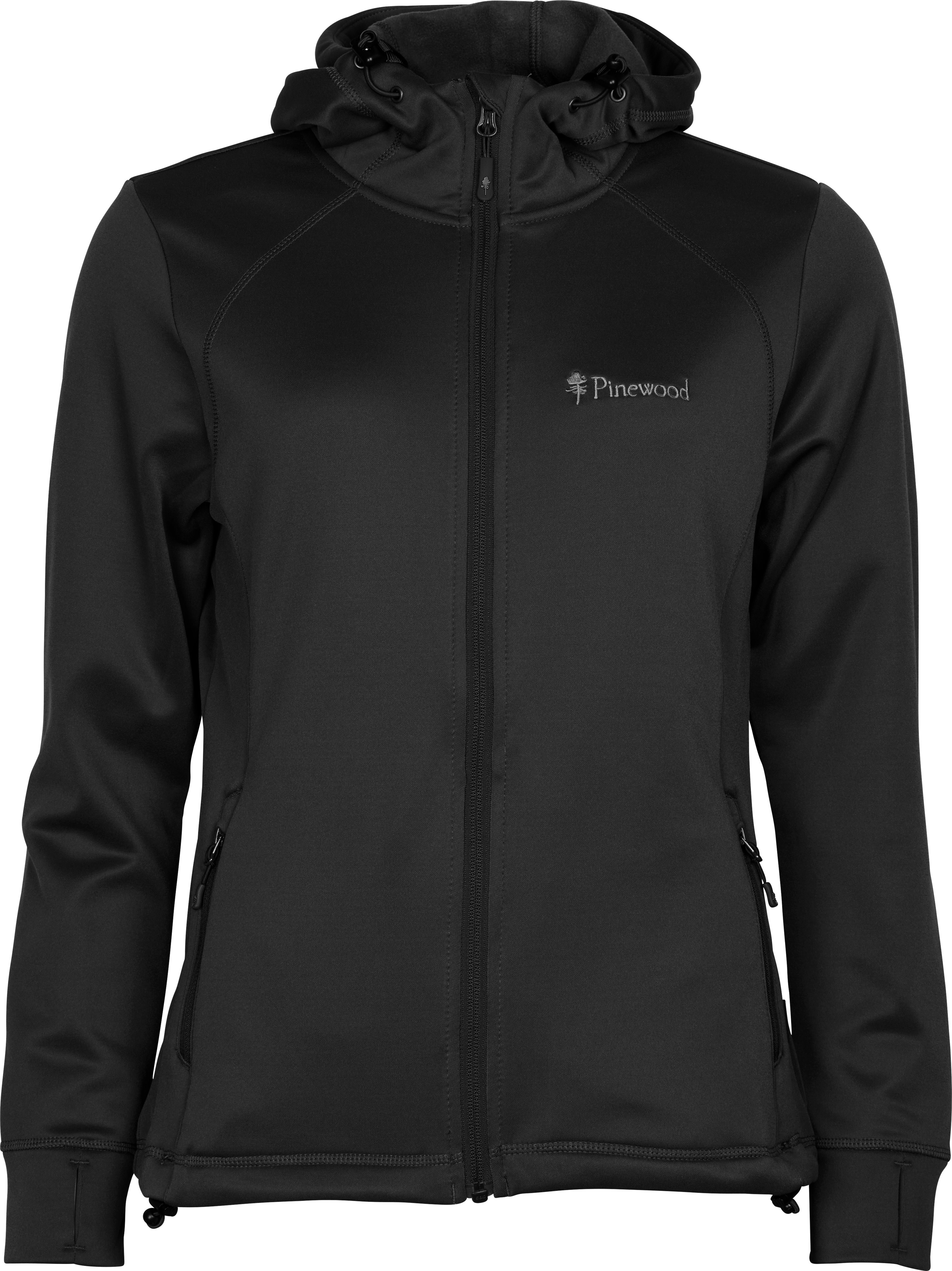 Pinewood Women's Finnveden Hoodie Black Långärmade vardagströjor L