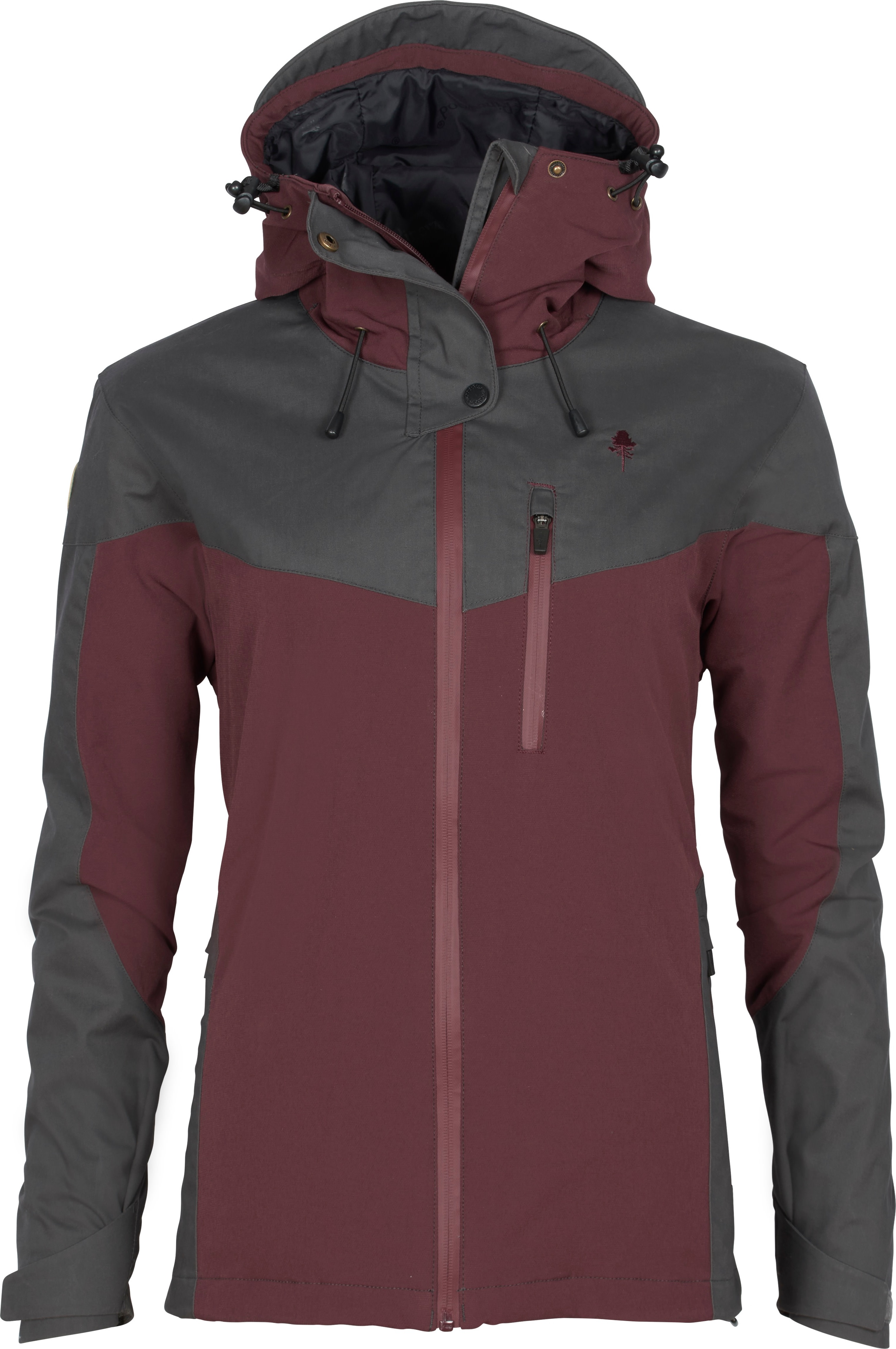 Pinewood Women's Finnveden Hybrid Extreme Jacket Earth Plum/Dark Anthracite Ovadderade jaktjackor L