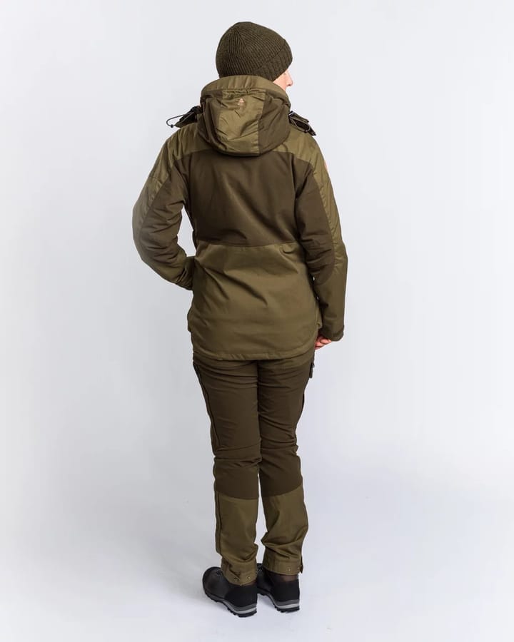 Pinewood Women's Finnveden Hybrid Extreme Trousers Dark Olive/Hutinng Olive Pinewood