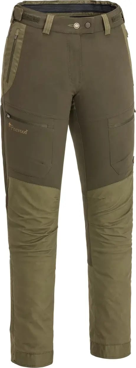 Pinewood Women's Finnveden Hybrid Extreme Trousers Dark Olive/Hutinng Olive