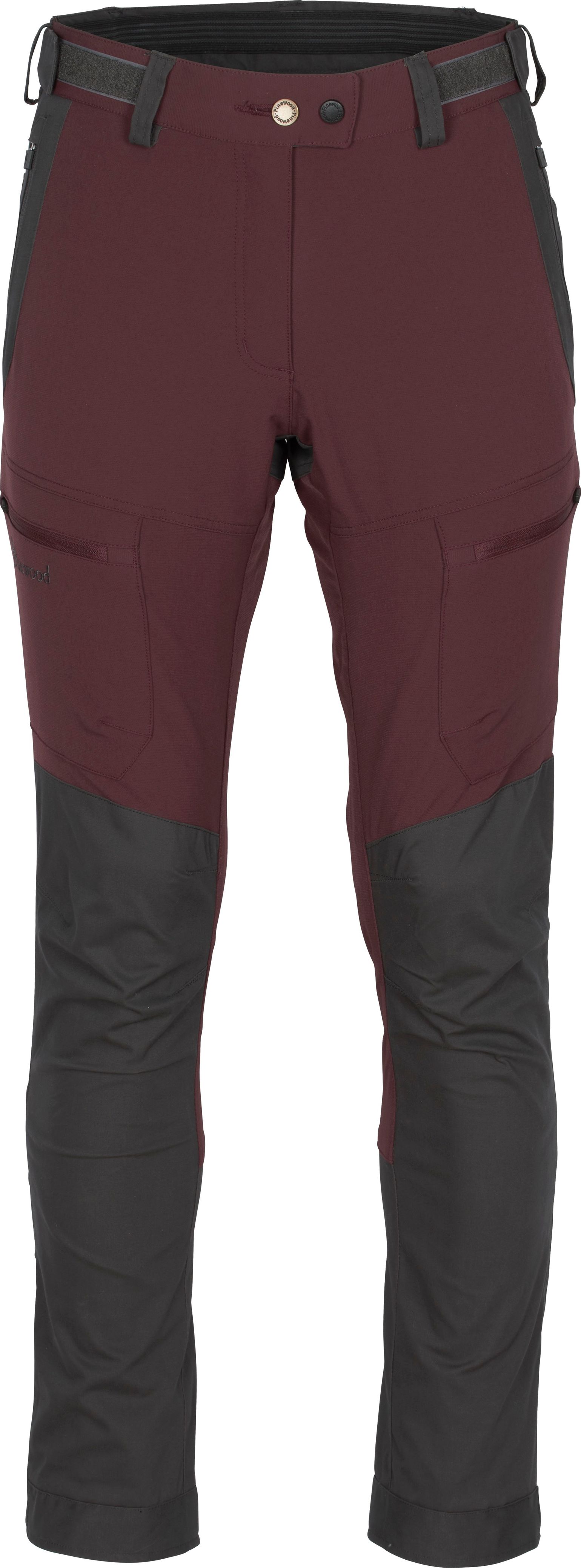 Pinewood Women's Finnveden Hybrid Extreme Trousers Earth Plum/Dark Anthracite