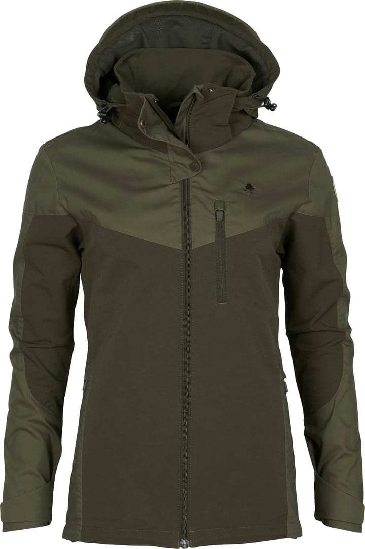 Women's Finnveden Hybrid Jacket D.Olive/H.Olive Pinewood