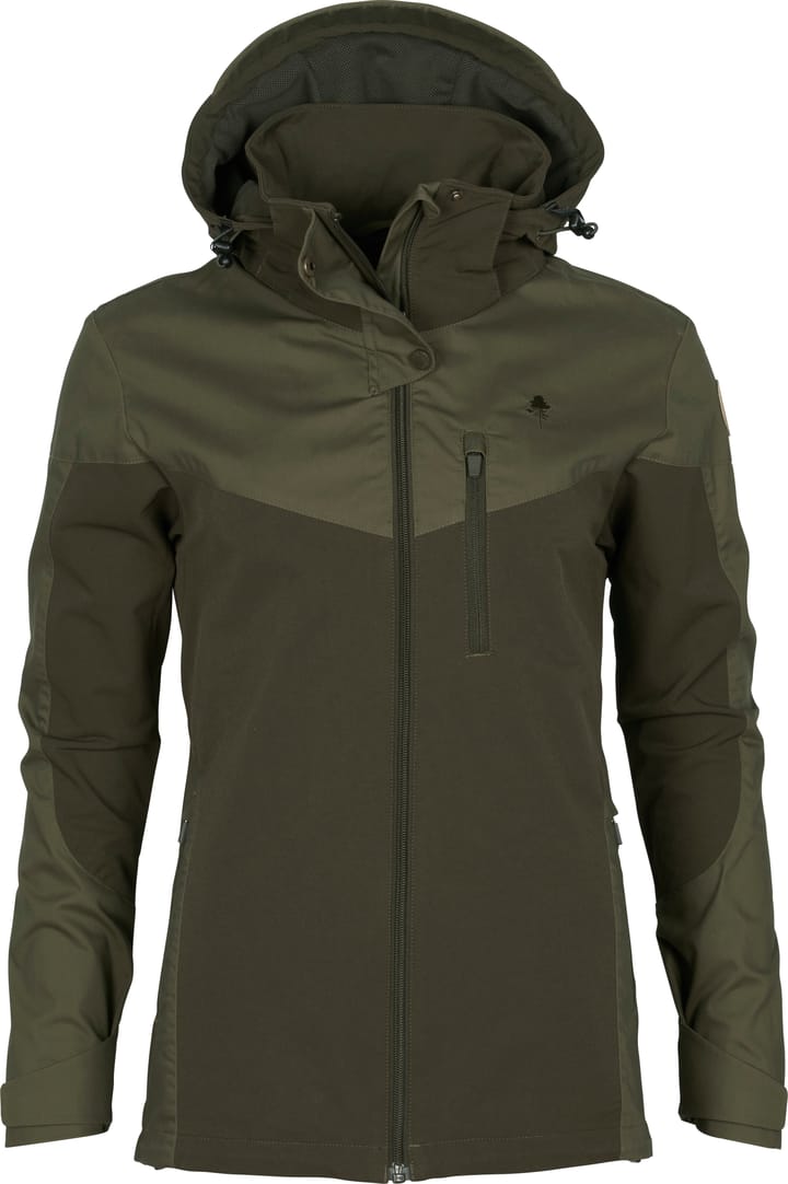 Pinewood Women's Finnveden Hybrid Jacket Dark Olive/Hunting Olive Pinewood