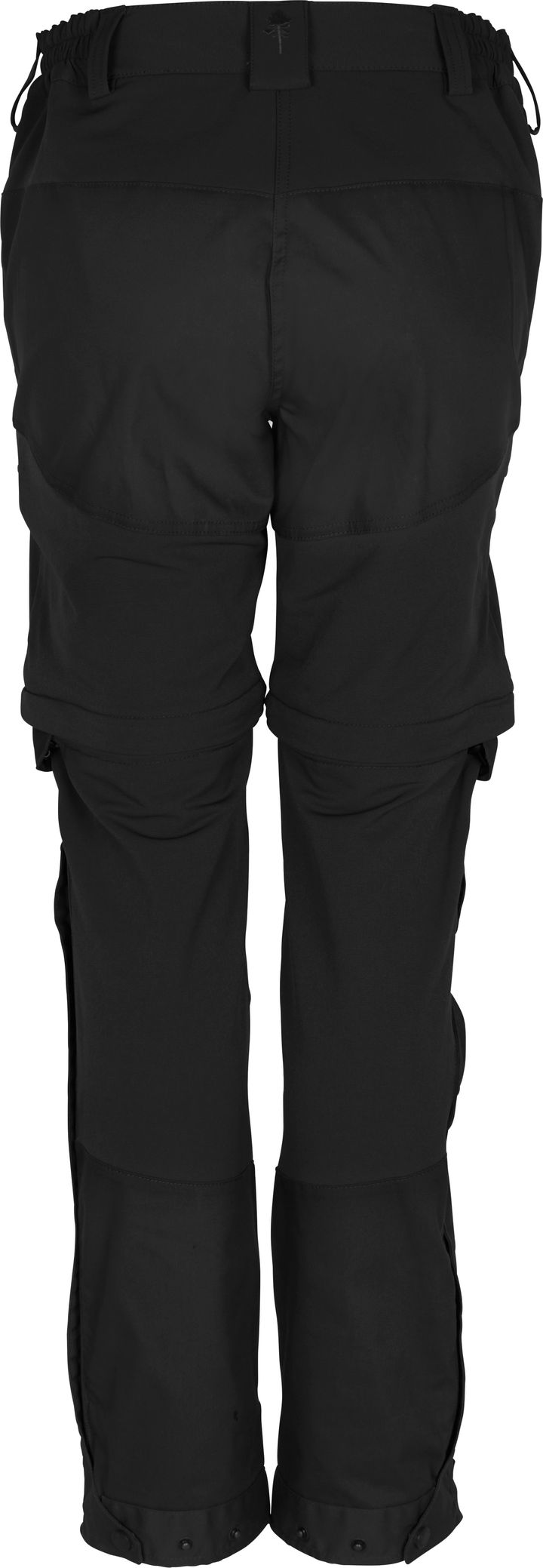 Women's Finnveden Hybrid Zip-Off Trousers Black Pinewood