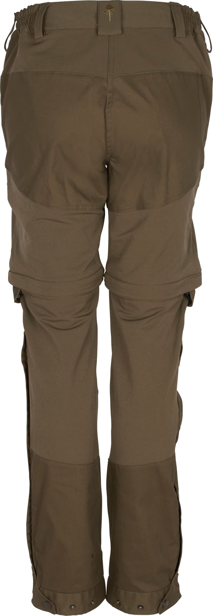 Women's Finnveden Hybrid Zip-Off Trousers H.Olive Pinewood
