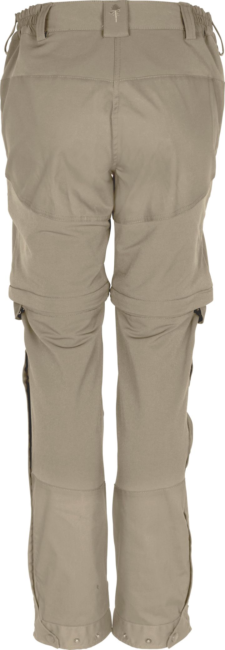 Pinewood Women's Finnveden Hybrid Zip-Off Trousers L.Khaki Pinewood