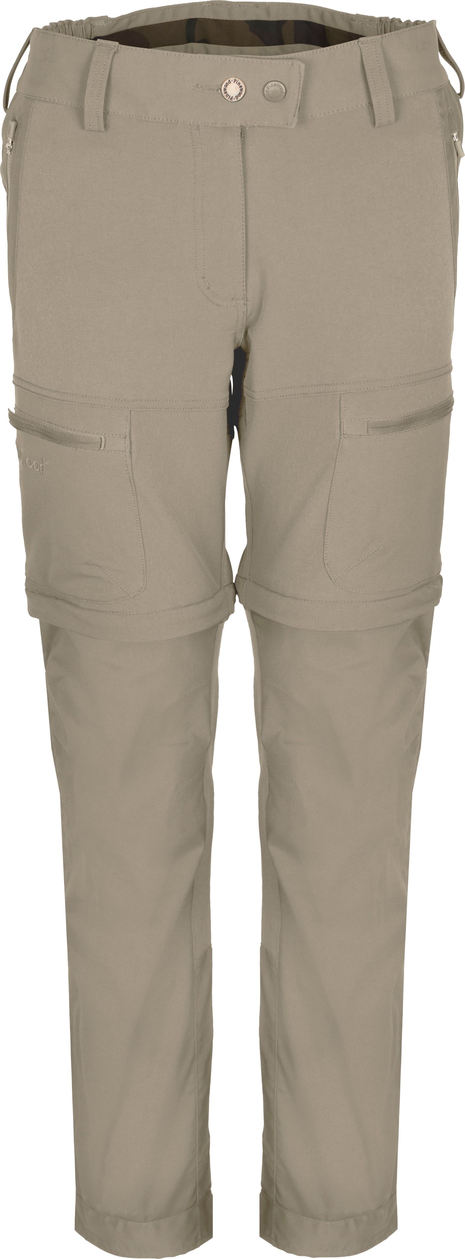 Women's Finnveden Hybrid Zip-Off Trousers L.Khaki