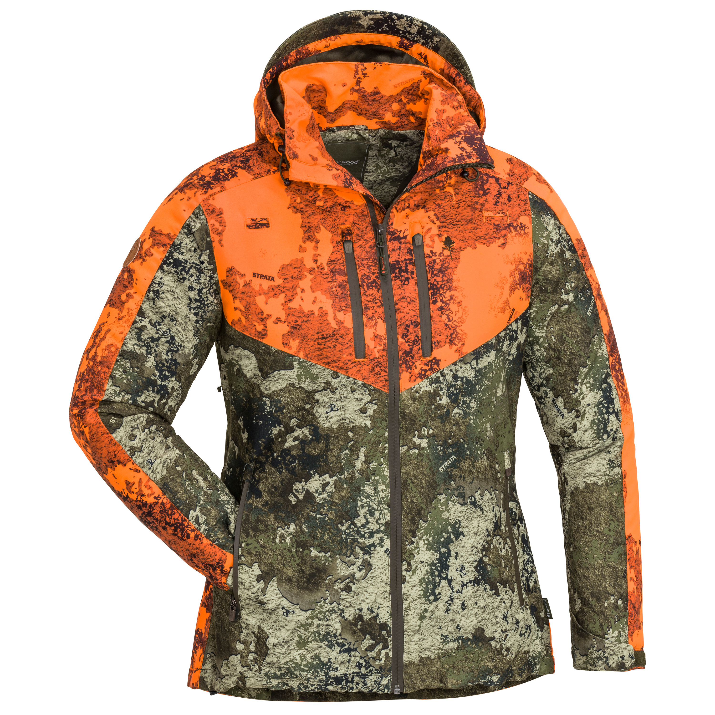 Pinewood Women's Furudal/Retriever Active Camou Jacket Strata/Strata Blaze Ovadderade jaktjackor L