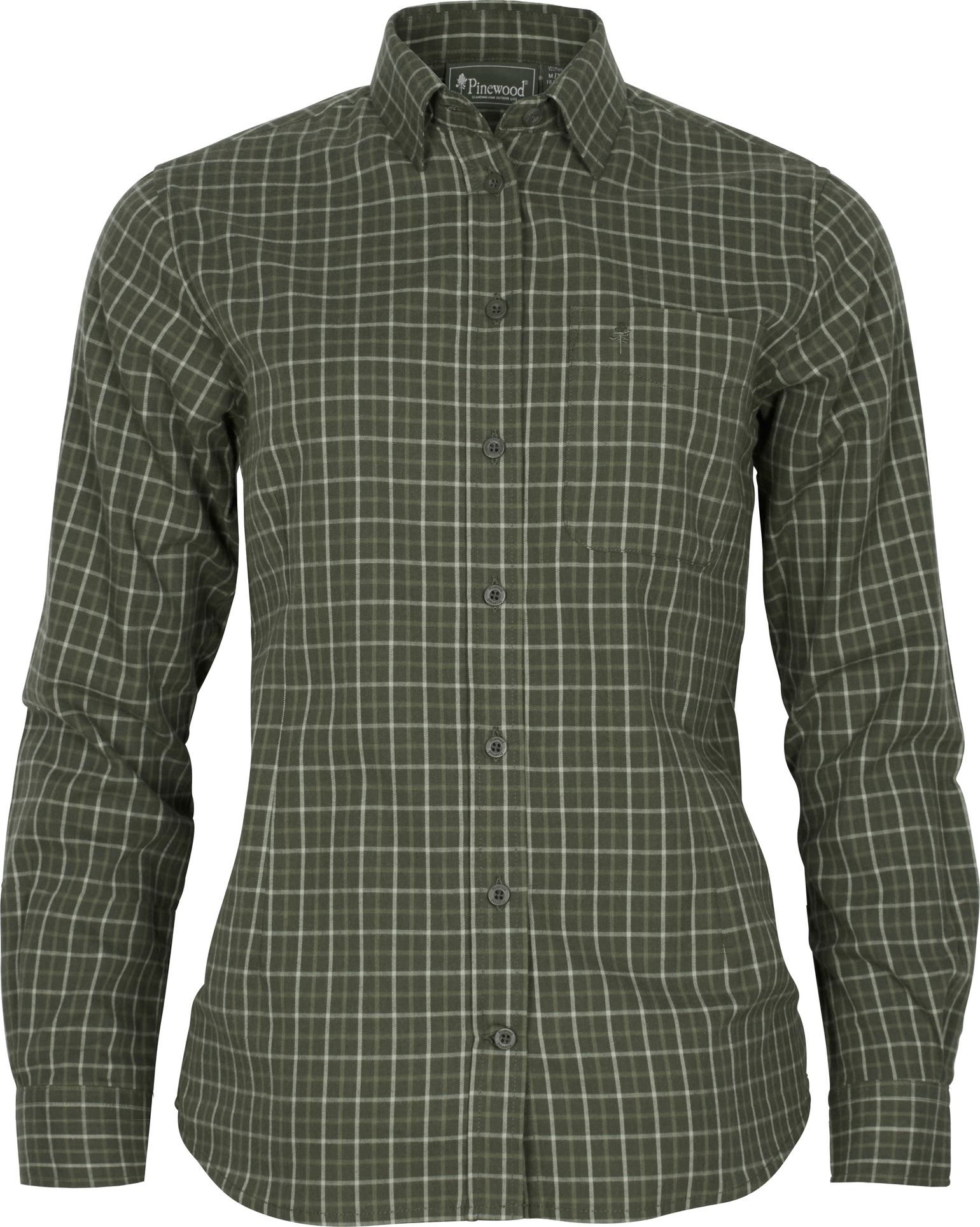 Pinewood Women's Nydala Grouse Shirt Moss Green