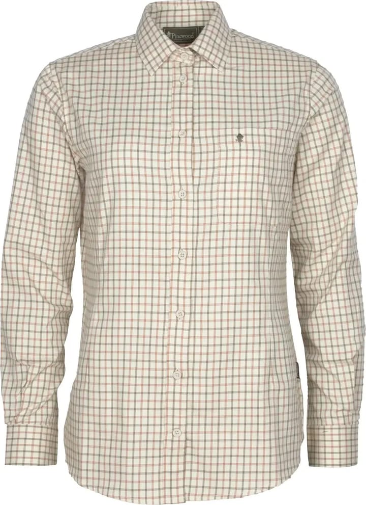 Pinewood Women's Nydala Grouse Shirt Off White/Green Pinewood Pinewood Women's Nydala Grouse Shirt Off White/Green Pinewood
