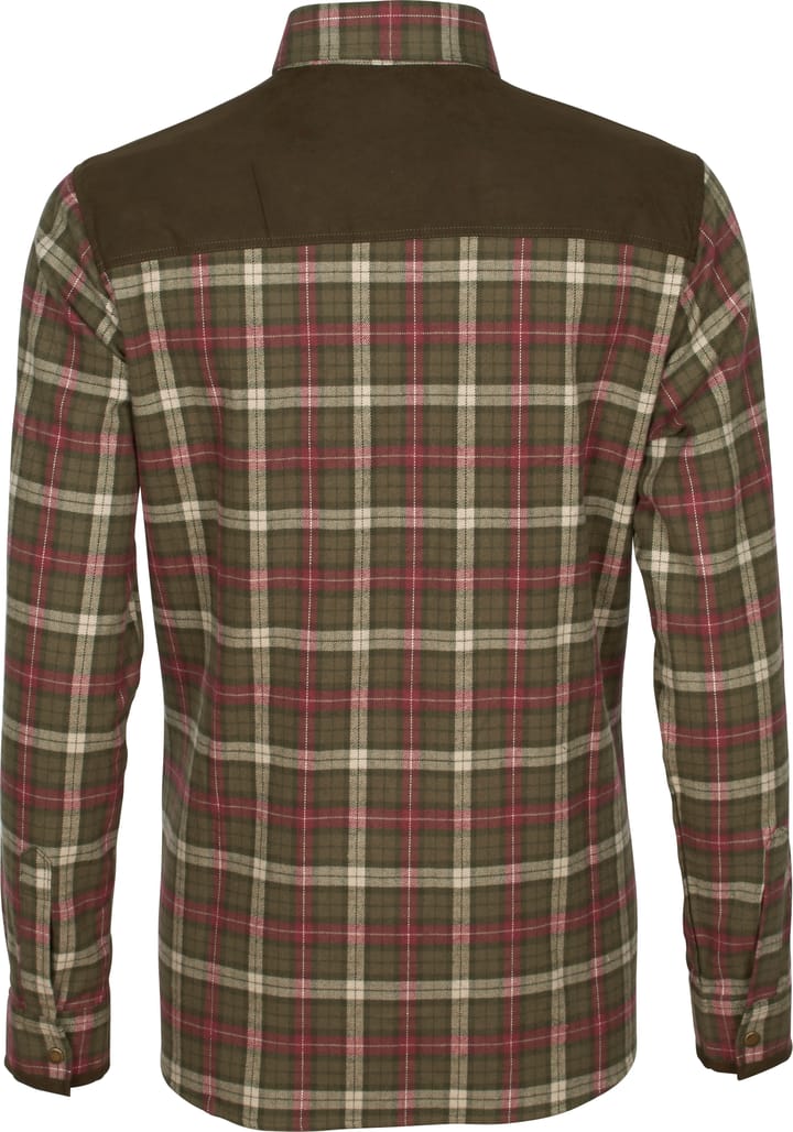 Pinewood Women's Prestwick Exclusive Shirt Hunter Olive/Plum Pinewood