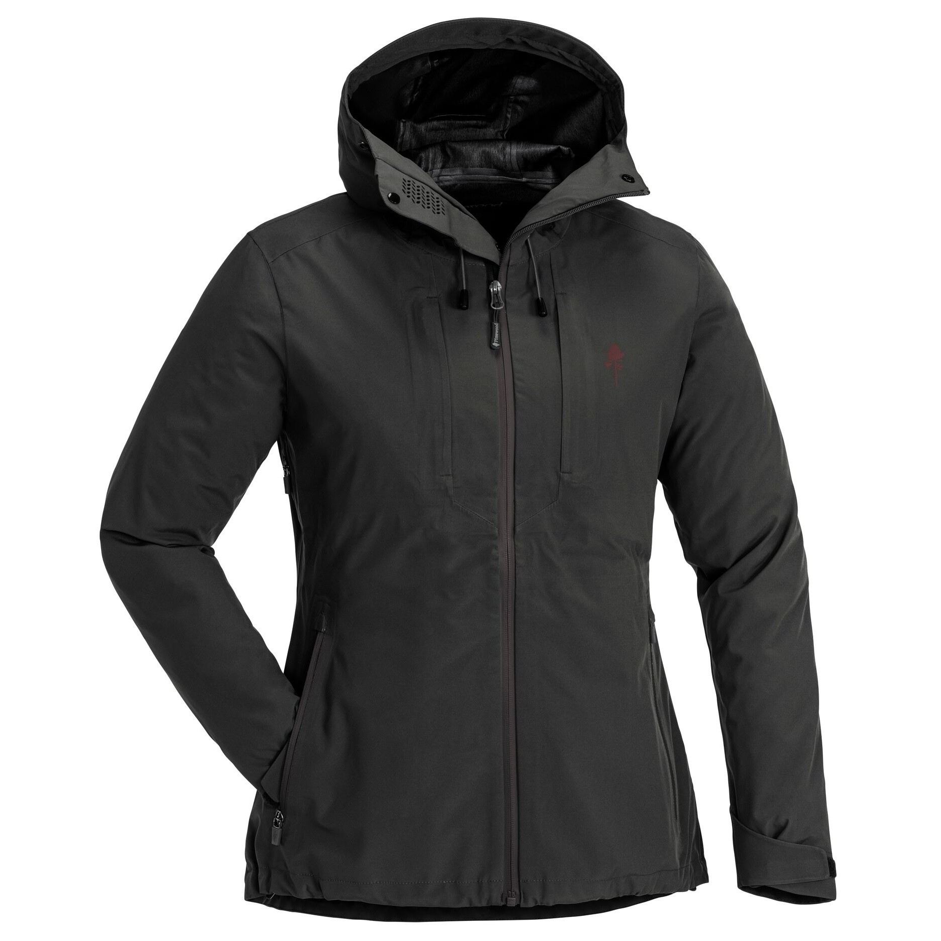 Pinewood Women's Telluz Jacket M Anthracit Ovadderade friluftsjackor D.Anthracite S