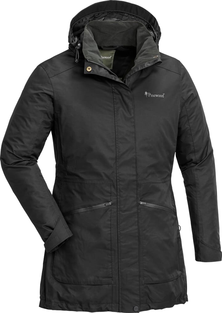 Pinewood Women's Wilda Parka Black Pinewood Pinewood Women's Wilda Parka Black Pinewood