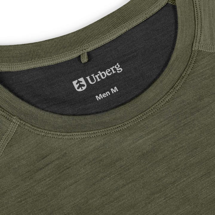 Urberg Merino-Bamboo Base Layer Top Men Deep Lichen Green Urberg