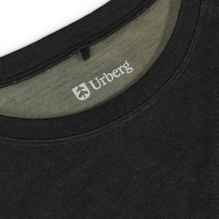 Urberg Merino-Bamboo Base Layer Top Men Black/Green Urberg