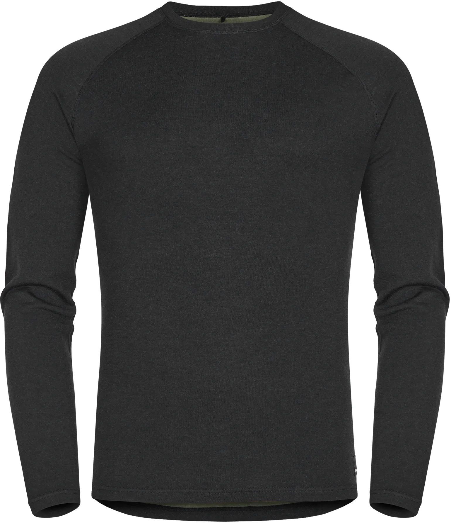 Urberg Merino-Bamboo Base Layer Top Men Black/Green