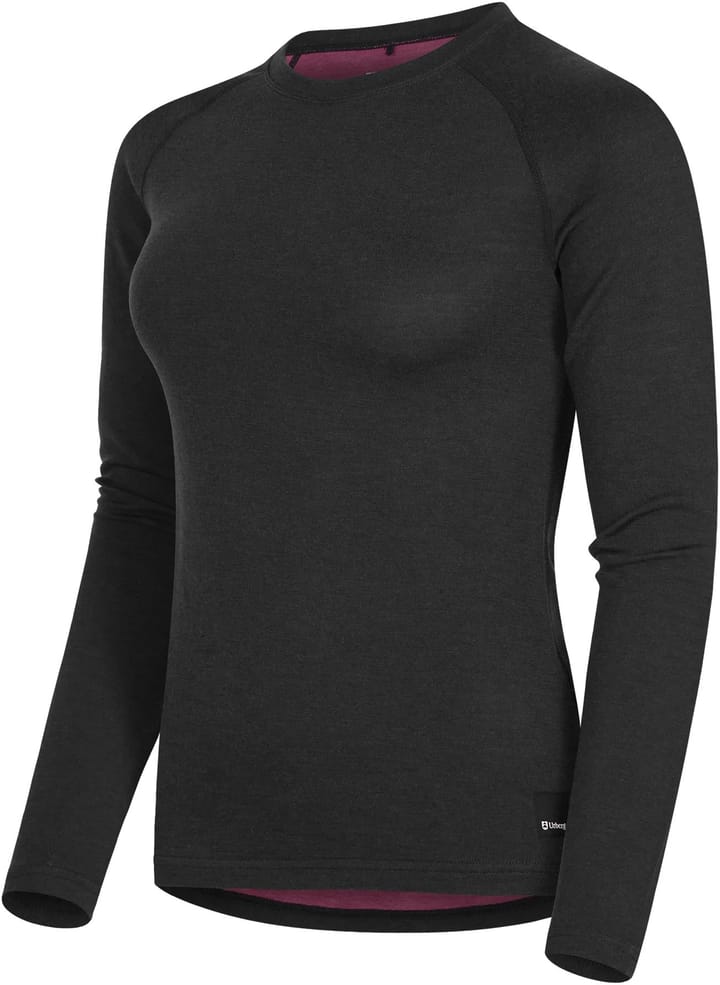 Urberg Merino-Bamboo Base Layer Top Wmn Black/Purple Urberg