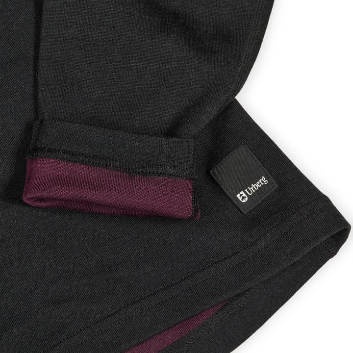Urberg Merino-Bamboo Base Layer Top Wmn Black/Purple Urberg