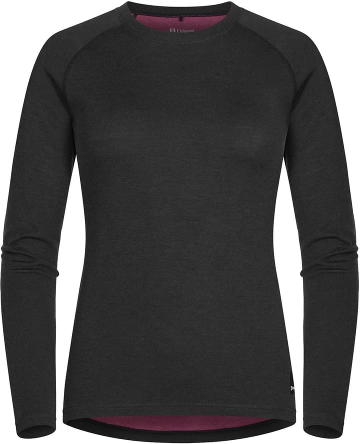 Urberg Merino-Bamboo Base Layer Top Wmn Black/Purple Urberg