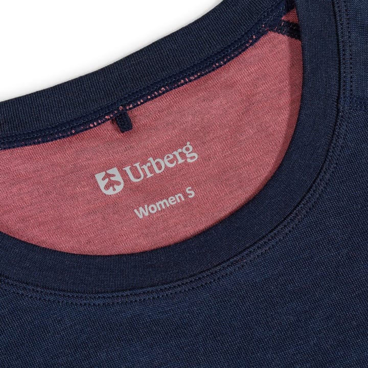 Urberg Merino-Bamboo Base Layer Top Wmn Blue/Pink Urberg