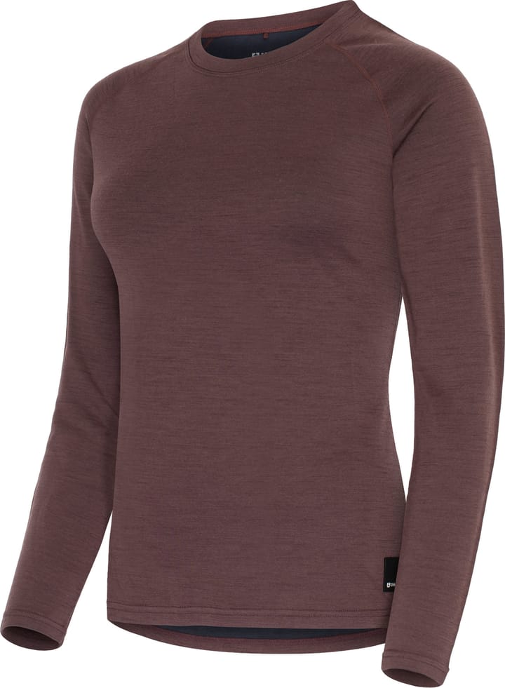 Urberg Women's Selje Merino-Bamboo Top Huckleberry/Blue Nights Urberg