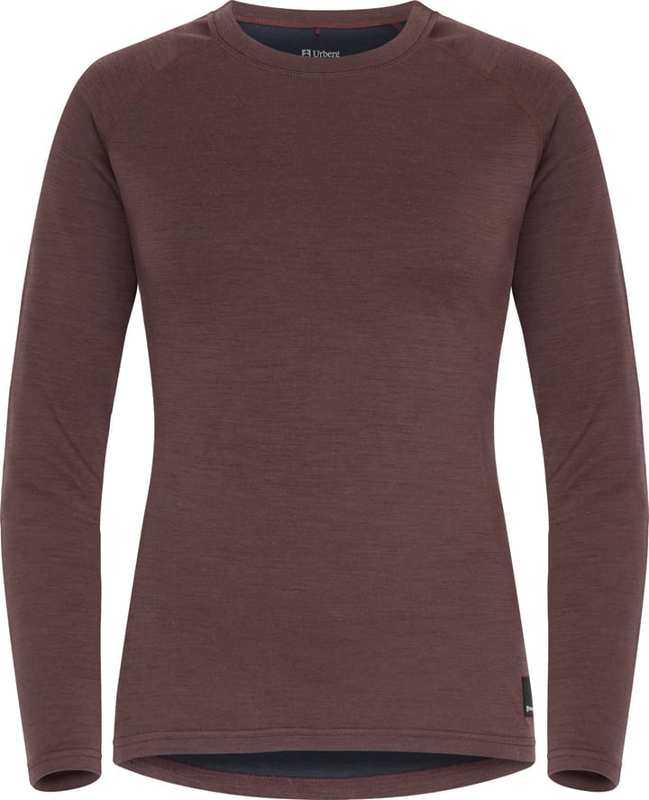 Urberg Women's Selje Merino-Bamboo Top Huckleberry/Blue Nights Urberg