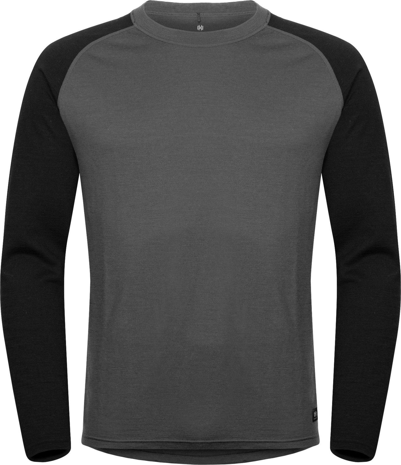 Hellner Men's Wool Warm Base Layer Long Sleeve Phantom/Black Beauty