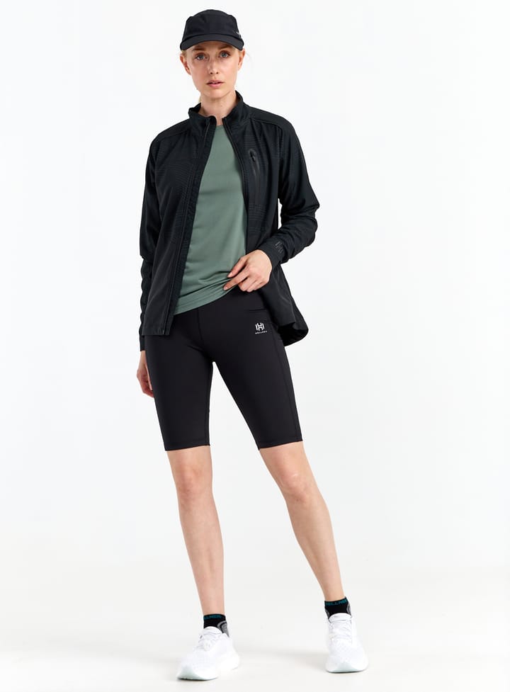 Hellner Mustavaara Short Tights Women Jet Black Hellner