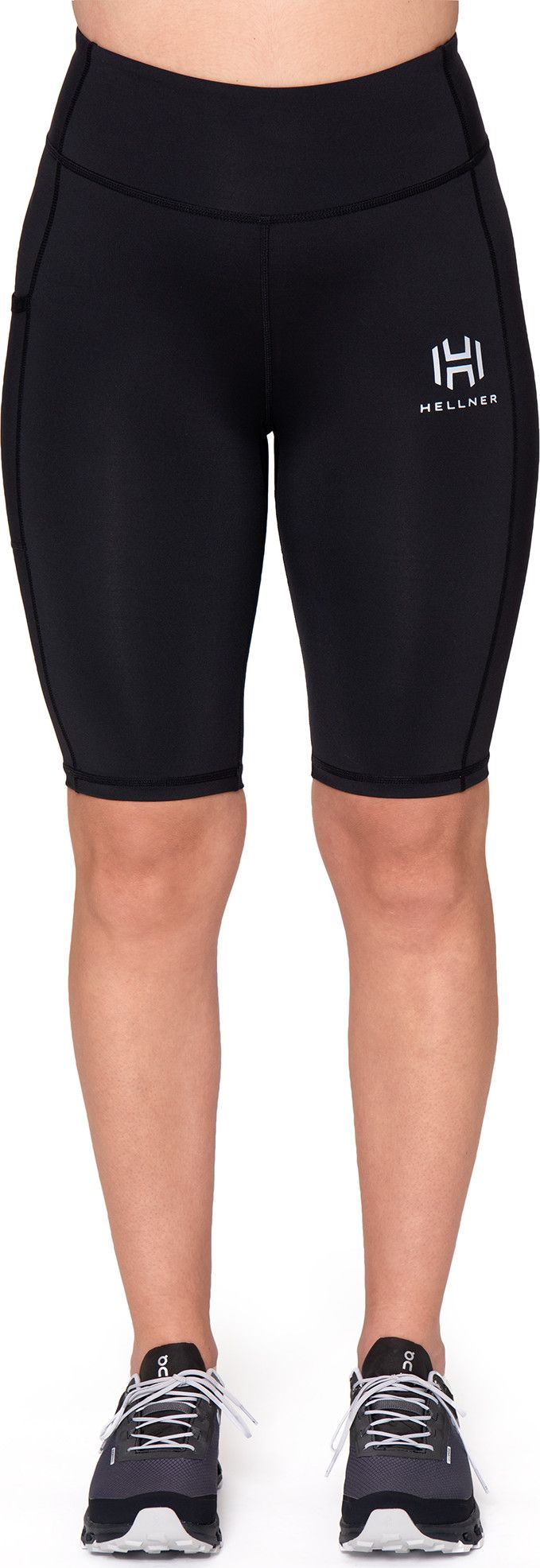 Hellner Mustavaara Short Tights Women Jet Black Hellner