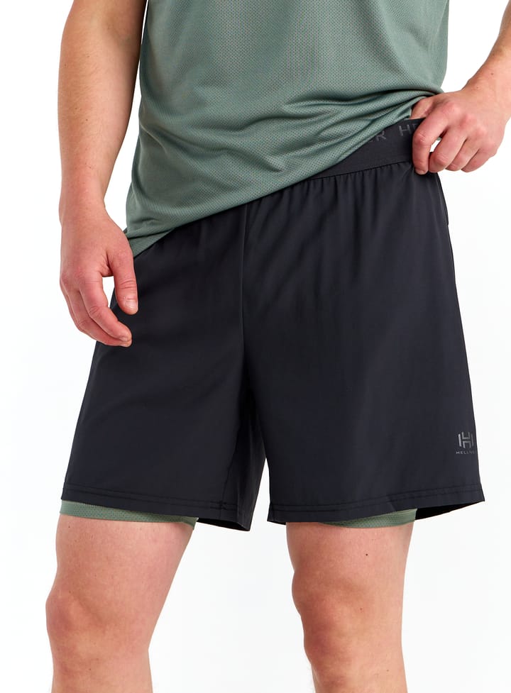 Hellner Kelva 2-in-1 Shorts Men's Black Beauty/Laurel Wreath Hellner Hellner Kelva 2-in-1 Shorts Men's Black Beauty/Laurel Wreath Hellner