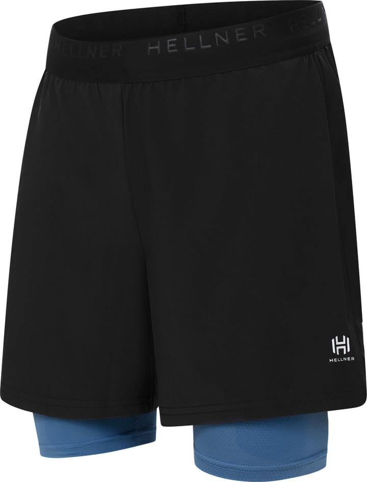 Hellner Kelva 2-in-1 Shorts Men's Black Beauty/Ensign Blue Hellner