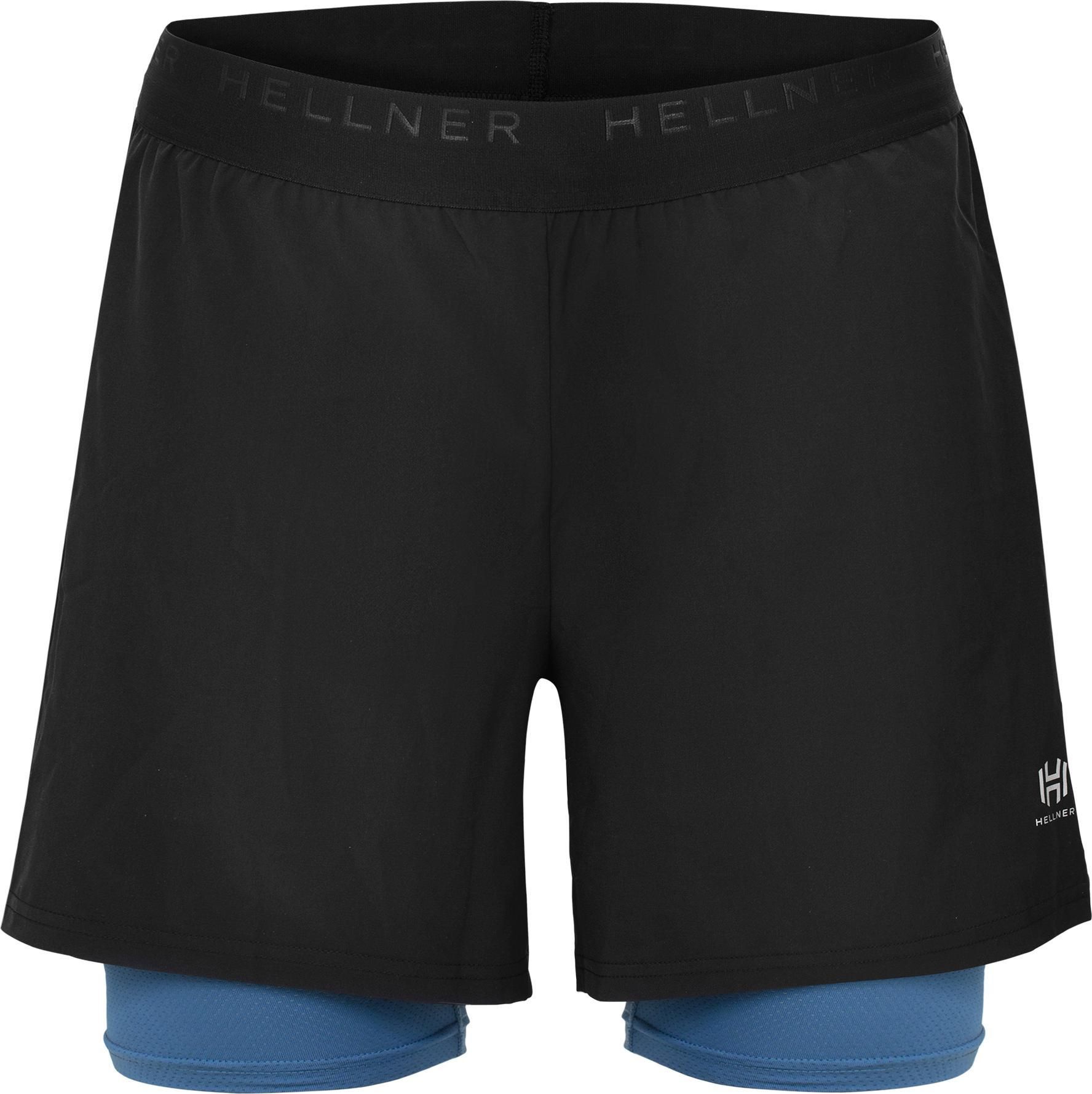 Hellner Kelva 2-in-1 Shorts Men's Black Beauty/Ensign